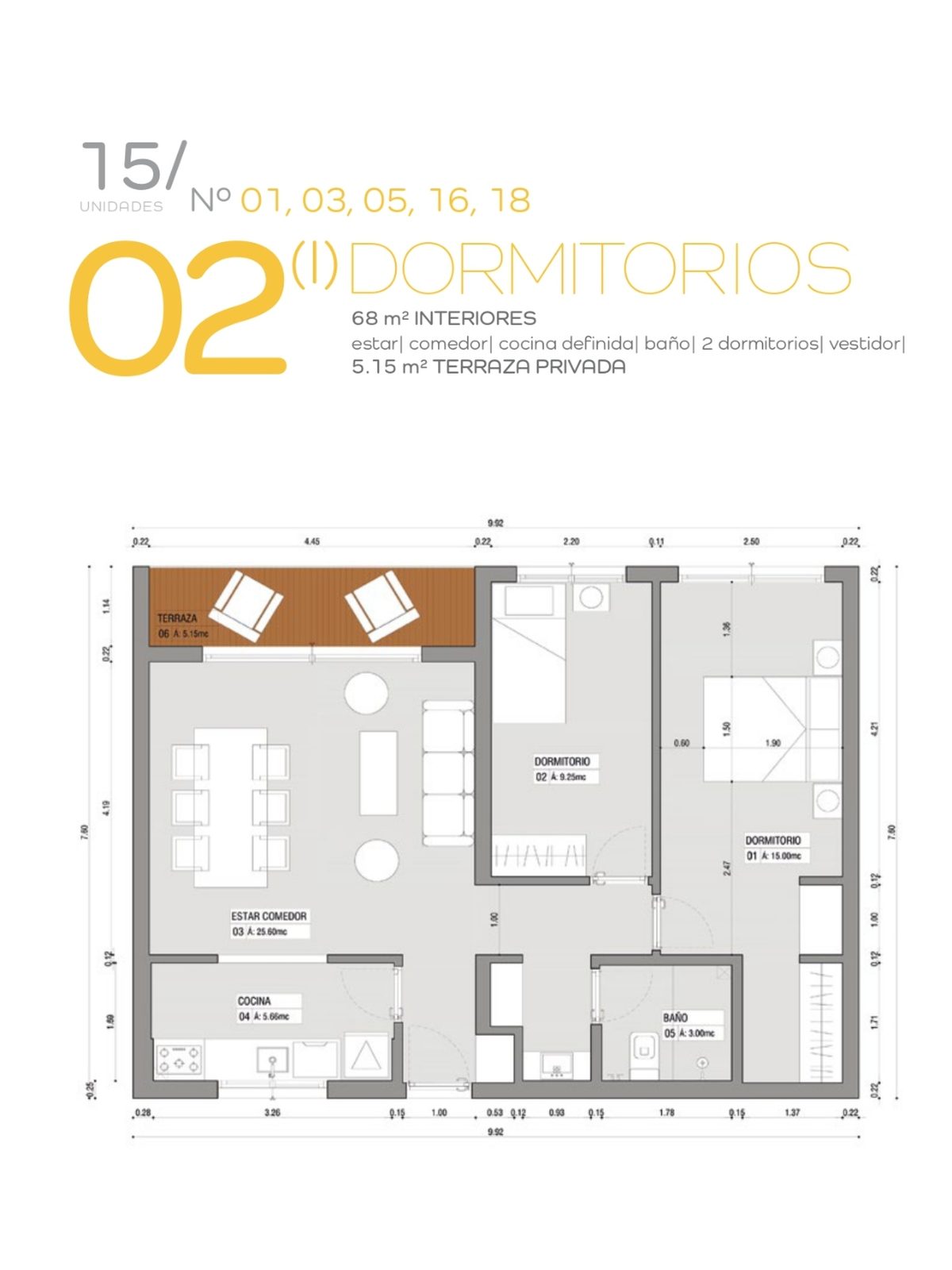 Betania IV, 2 dormitorios 68 m², imagen 3